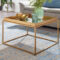 Couchtisch Finebuy Sofatisch Glas Spiegel 60X60X41Cm Inside Couchtisch Gold Glas